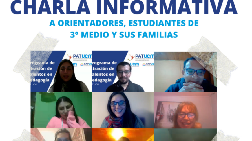 Orientadores, estudiantes de tercero medio y sus familias conocen el programa PAT